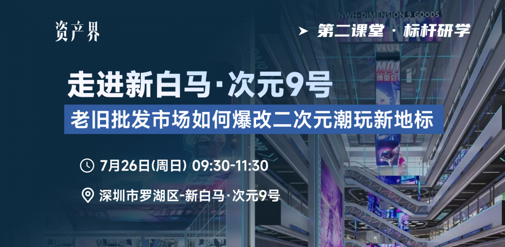 資產界·標桿研學｜走進新白馬·次元9號：老舊批發市場如何爆改二次元潮玩新地標